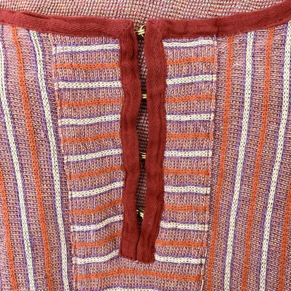 Elizabeth and James striped linen blend dress coverup size small - Picture 8 of 10